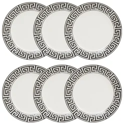 Atmosphera Assiettes Plates*Lot de 6 assiettes plates "Reso" Roseclair