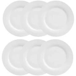 Atmosphera Assiettes Plates*Lot de 6 assiettes plates "Ronde" Vert