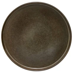 Atmosphera Assiettes Plates*Lot de 6 assiettes plates "Terre Inconnue" marron