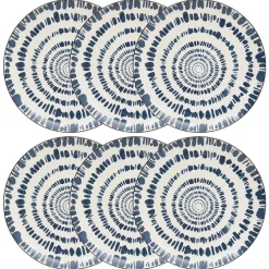 Atmosphera Assiettes Plates*Lot de 6 assiettes plates "Umami" Blanc