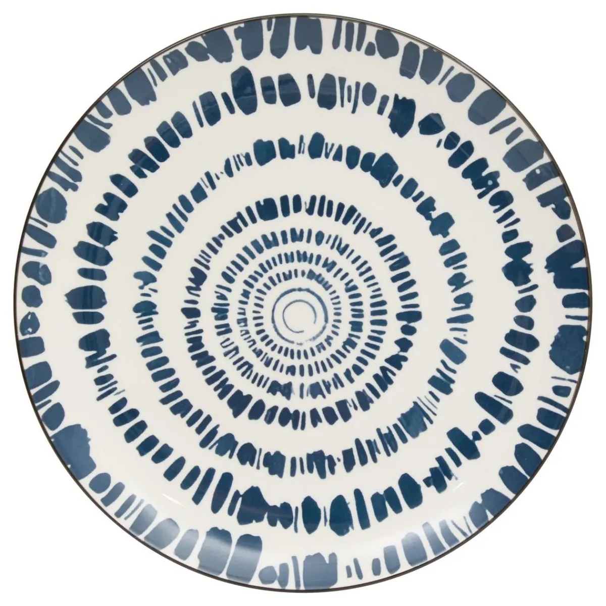 Atmosphera Assiettes Plates*Lot de 6 assiettes plates "Umami" Blanc