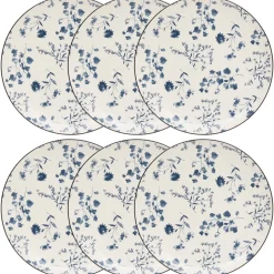 Atmosphera Assiettes Plates*Lot de 6 assiettes plates "Umami" Blanc