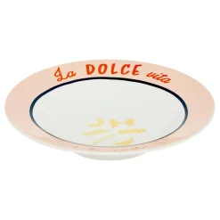 Atmosphera Assiettes Creuses*Lot de 6 assiettes à pâtes  "Della Pasta" Bleu