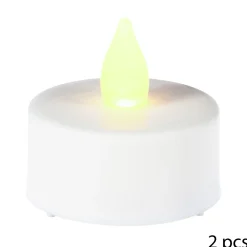Atmosphera Bougies Led*Lot de 2 bougies chauffe-plat LED Amandeetfleurd'oranger