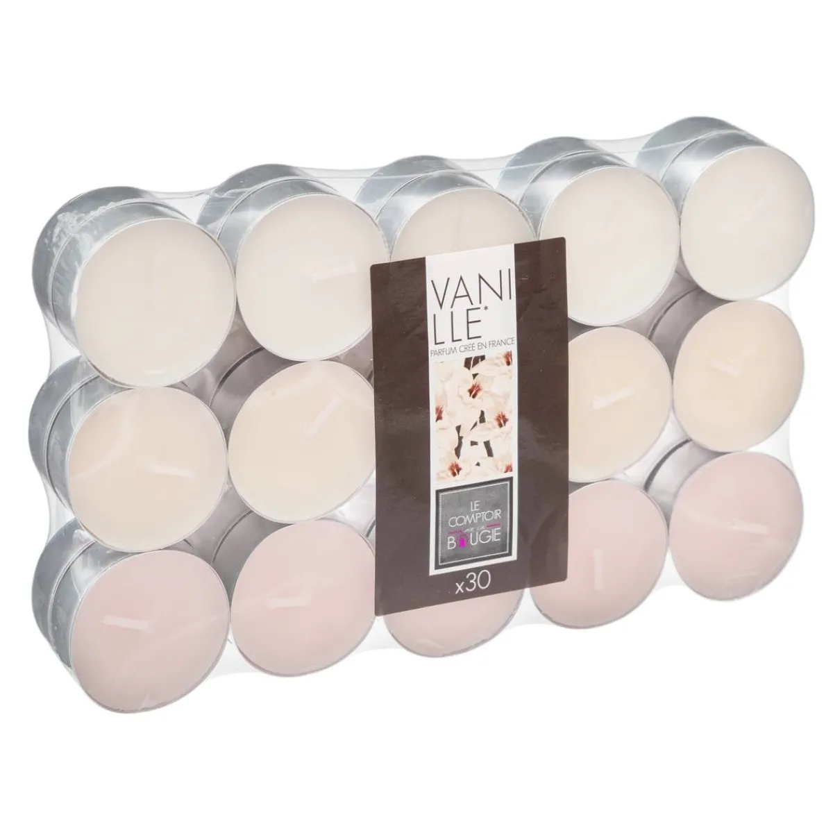 Atmosphera Bougies Parfumées*Lot de 30 bougies parfumées Boisdesantal