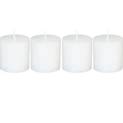 Atmosphera Bougies*Lot de 4 bougies rustiques 