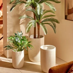 Atmosphera Pots De Fleurs|Décoration D'Extérieur*Lot de 3 cache-pots