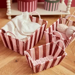 Atmosphera Voir Tout |Boites De Rangement*Lot de 3 cagettes