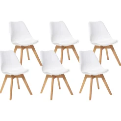 Atmosphera Chaises Scandinaves*Lot de 6 chaises 