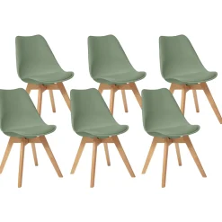 Atmosphera Chaises Scandinaves|Chaises, Fauteuils De Table*Lot de 6 chaises