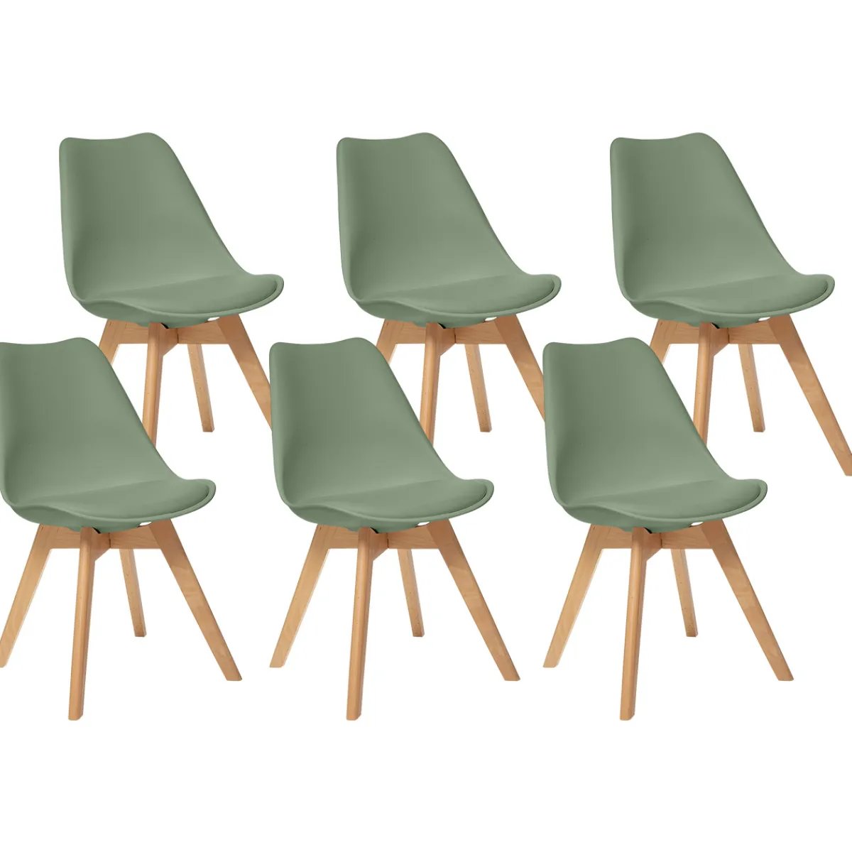 Atmosphera Chaises Scandinaves|Chaises, Fauteuils De Table*Lot de 6 chaises "Baya" Noir