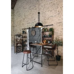 Atmosphera Chaises De Bar*Lot de 2 chaises de bar