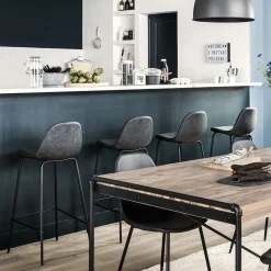 Atmosphera Chaises De Bar*Lot de 2 chaises de bar