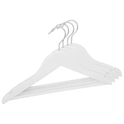 Atmosphera Objets Déco*Lot de 4 cintres BlancChaud