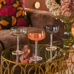 Atmosphera Flûtes*Lot de 6 coupes à champagne  "Lucia" Transparent
