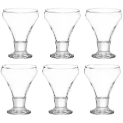 Atmosphera Saladiers, Coupelles, Verrines*Lot de 6 coupes à glace "Gelo" Beige