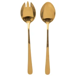 Atmosphera Couverts À L'Unité*Lot de 2 couverts à salade  "Gold" Argent