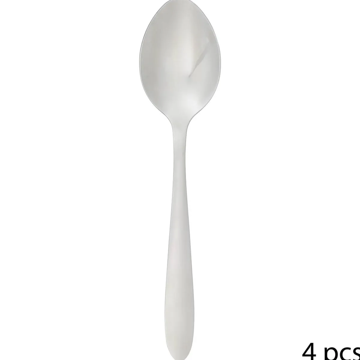 Atmosphera Couverts À L'Unité*Lot de 4 cuillères à soupe "Nevis" Blanc
