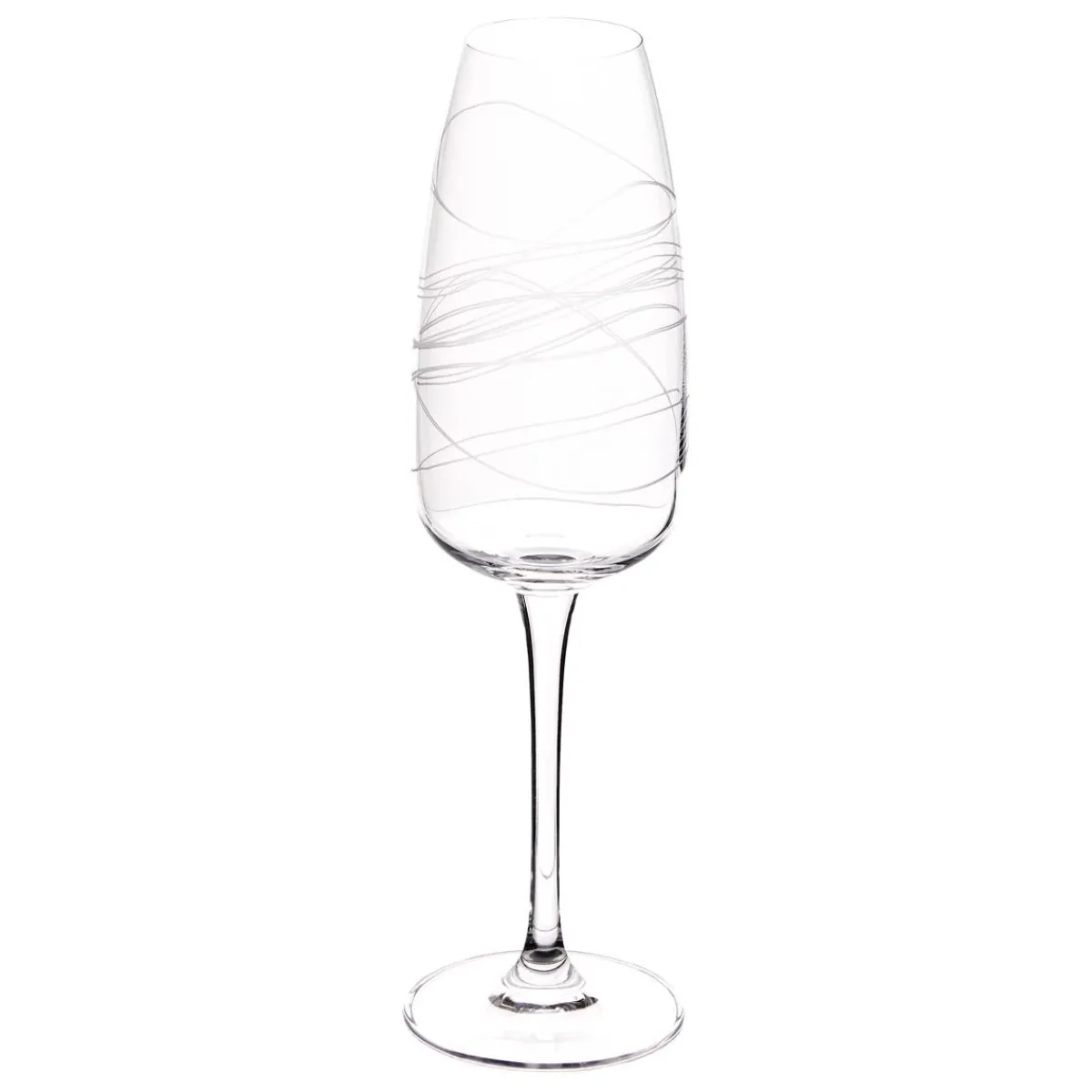 Atmosphera Flûtes*Lot de 4 flûtes "Talia" Transparent
