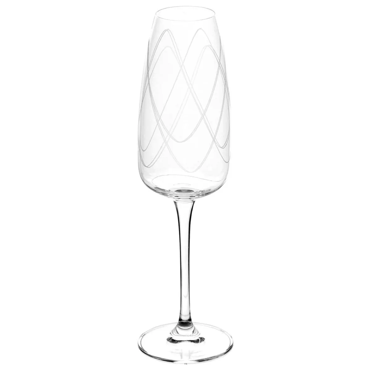 Atmosphera Flûtes*Lot de 4 flûtes "Talia" Transparent