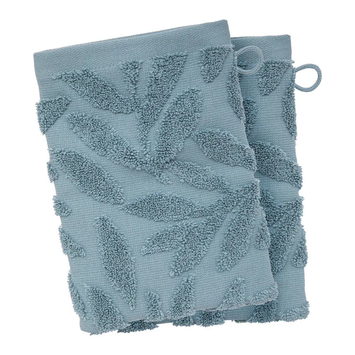 Atmosphera Gants De Toilette*Lot de 2 gants "Sea view" Bleuturquoise