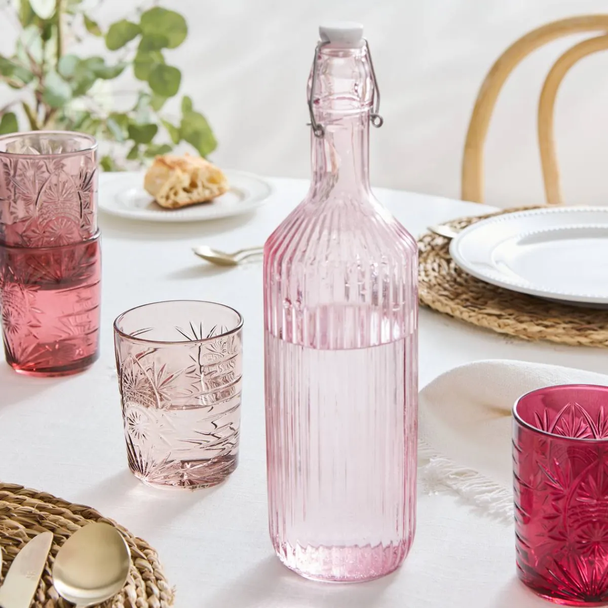 Atmosphera Verres À Eau*Lot de 4 gobelets bas "Ayla" Transparent