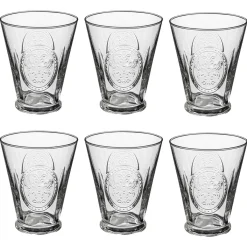 Atmosphera Verres À Eau*Lot de 6 gobelets bas  "Carmela" Multicolore