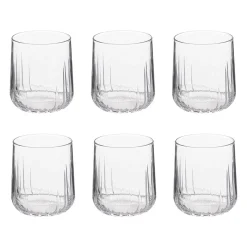 Atmosphera Verres À Eau*Lot de 6 gobelets bas  "Dieg'Eau" Transparent