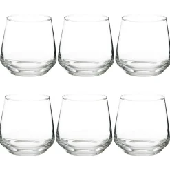Atmosphera Verres À Eau*Lot de 6 gobelets bas  "Elaya" Bleu