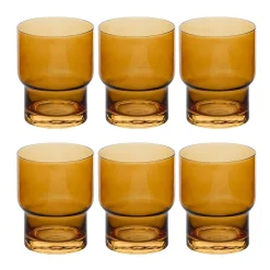 Atmosphera Verres À Eau*Lot de 6 gobelets bas  "Ella" Transparent
