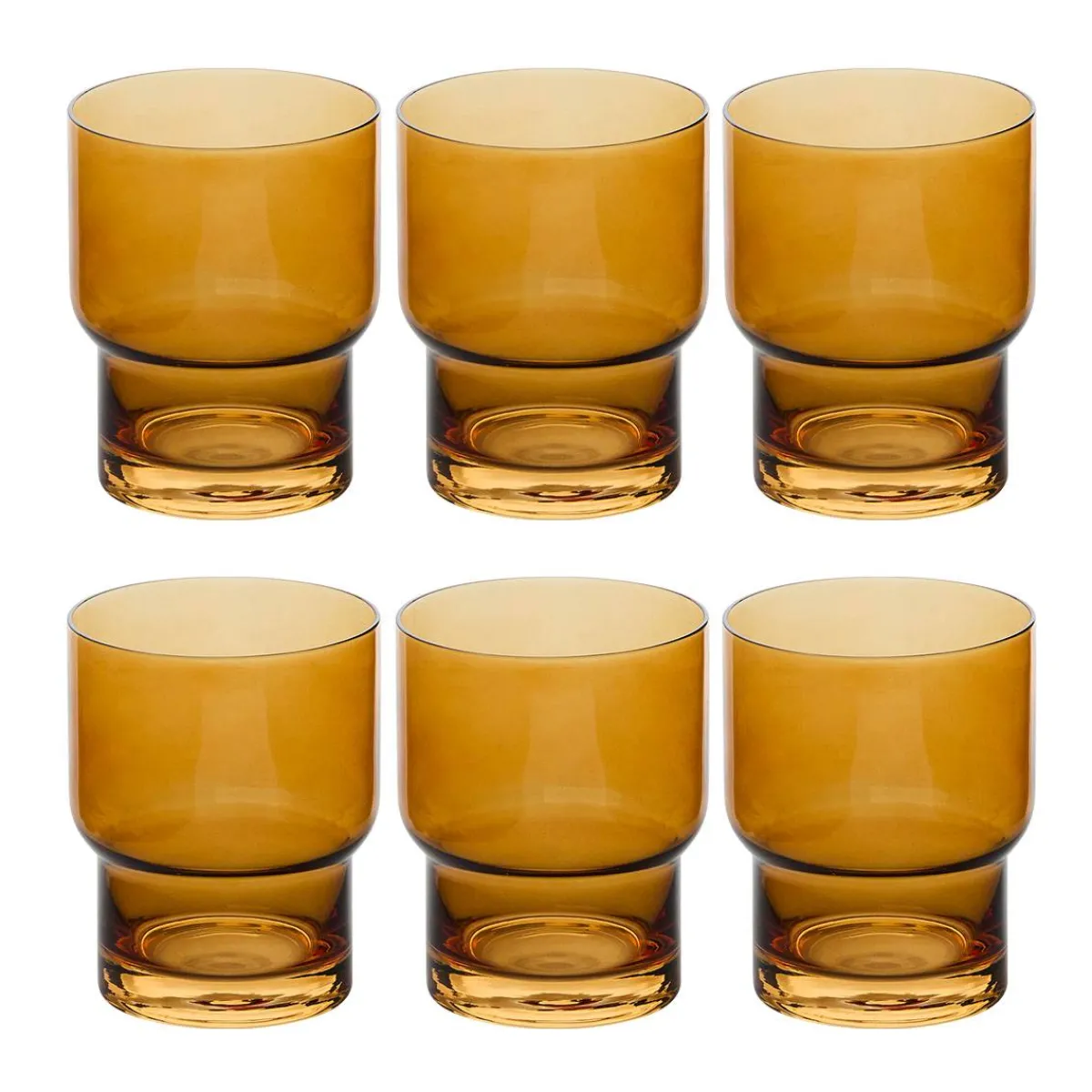 Atmosphera Verres À Eau*Lot de 6 gobelets bas "Ella" Transparent