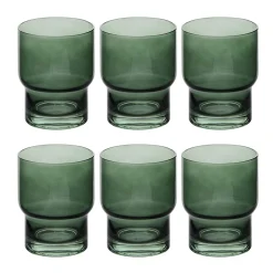 Atmosphera Verres À Eau*Lot de 6 gobelets bas  "Ella" Transparent