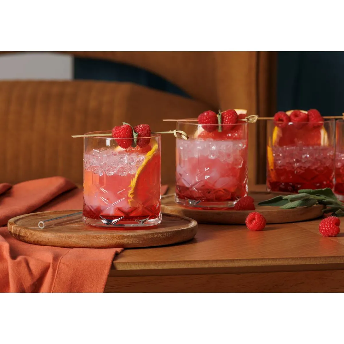 Atmosphera Verres Apéritif*Lot de 4 gobelets bas "Gaspard" Transparent
