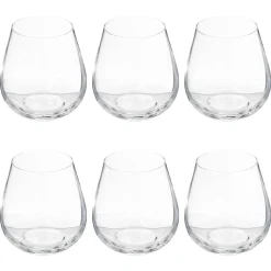 Atmosphera Verres À Eau*Lot de 6 gobelets bas  "Lena" Rose