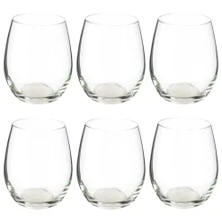 Atmosphera Verres À Eau*Lot de 6 gobelets bas  "Orpea" Bleu