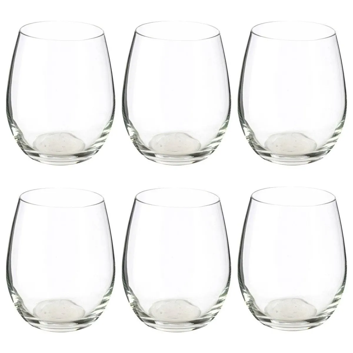 Atmosphera Verres À Eau*Lot de 6 gobelets bas "Orpea" Bleu