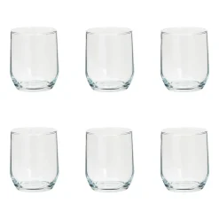 Atmosphera Verres À Eau*Lot de 6 gobelets bas  "Paol'Eau" Transparent