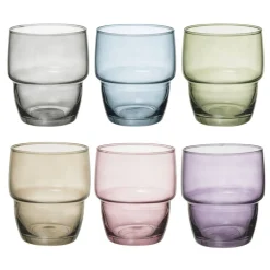 Atmosphera Verres À Eau*Lot de 6 gobelets bas  "Rodrig'Eau" Transparent