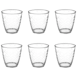 Atmosphera Verres À Eau*Lot de 6 gobelets bas "Rome'Eau" Transparent