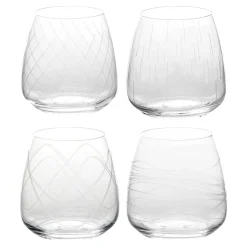 Atmosphera Verres À Eau*Lot de 4 gobelets bas "Talia" Transparent