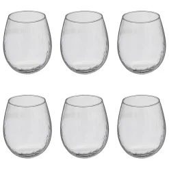 Atmosphera Verres À Eau*Lot de 6 gobelets bas  "Volta" Rose