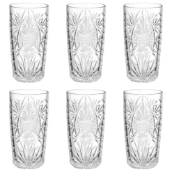 Atmosphera Verres À Eau*Lot de 6 gobelets hauts  "Ayla" Transparent