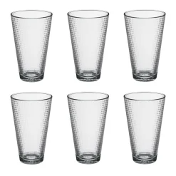 Atmosphera Verres À Eau*Lot de 6 gobelets hauts  "Benit'Eau" Transparent