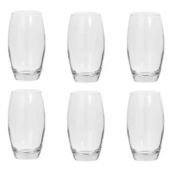 Atmosphera Verres À Eau*Lot de 6 gobelets hauts  "Cesari'Eau" Transparent