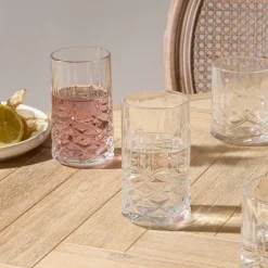 Atmosphera Verres Apéritif*Lot de 4 gobelets hauts "Gaspard" Transparent