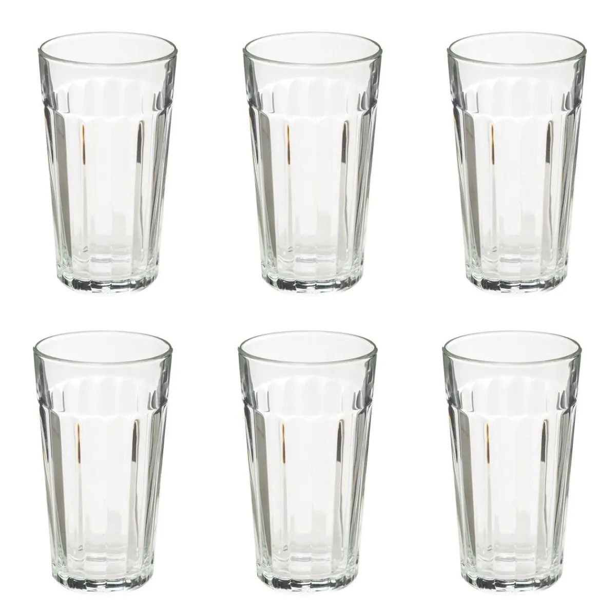 Atmosphera Verres À Eau*Lot de 6 gobelets hauts "Lorenz'Eau" Transparent