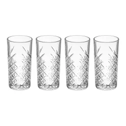 Atmosphera Verres Apéritif*Lot de 4 gobelets hauts "Timeless" Transparent