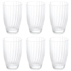 Atmosphera Verres À Eau*Lot de 6 gobelets  "Marg'Eau" Transparent