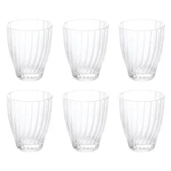 Atmosphera Verres À Eau*Lot de 6 gobelets  "Marg'Eau" Gris