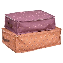 Atmosphera Boîtes, Petits Rangements*Lot de 2 housses de rangement enfant 
